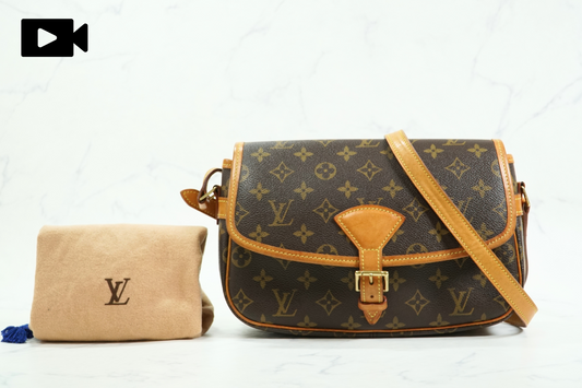 Louis Vuitton Monogram Sologne Crossbody Shoulder Bag M42250 Vintage M42250 Auth