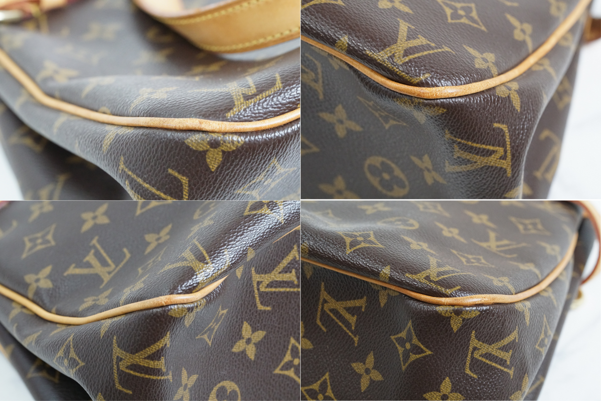 [Rank AB] Louis Vuitton Monogram Batignolles Horizontal M51154 Tote Bag Auth