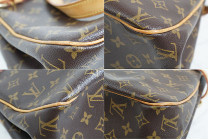 [Rank AB] Louis Vuitton Monogram Batignolles Horizontal M51154 Tote Bag Auth