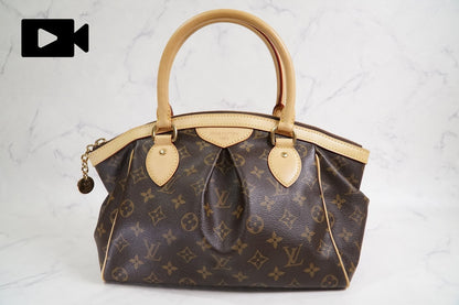 [EXCELLENT] LOUIS VUITTON Monogram Tivoli PM Tote Handbag Leather Brown M40143