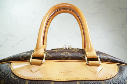 [Rank AB] Louis Vuitton Deauville M47270 Monogram Canvas Handbag Vintage Auth