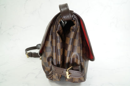 [EXC+ / AB] Louis Vuitton Damier Ebene Saumur 30 Special Order Shoulder Bag Rare