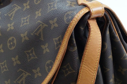 [Good] Louis Vuitton Monogram Saumur 35 Shoulder Bag M42254 Vintage Authentic