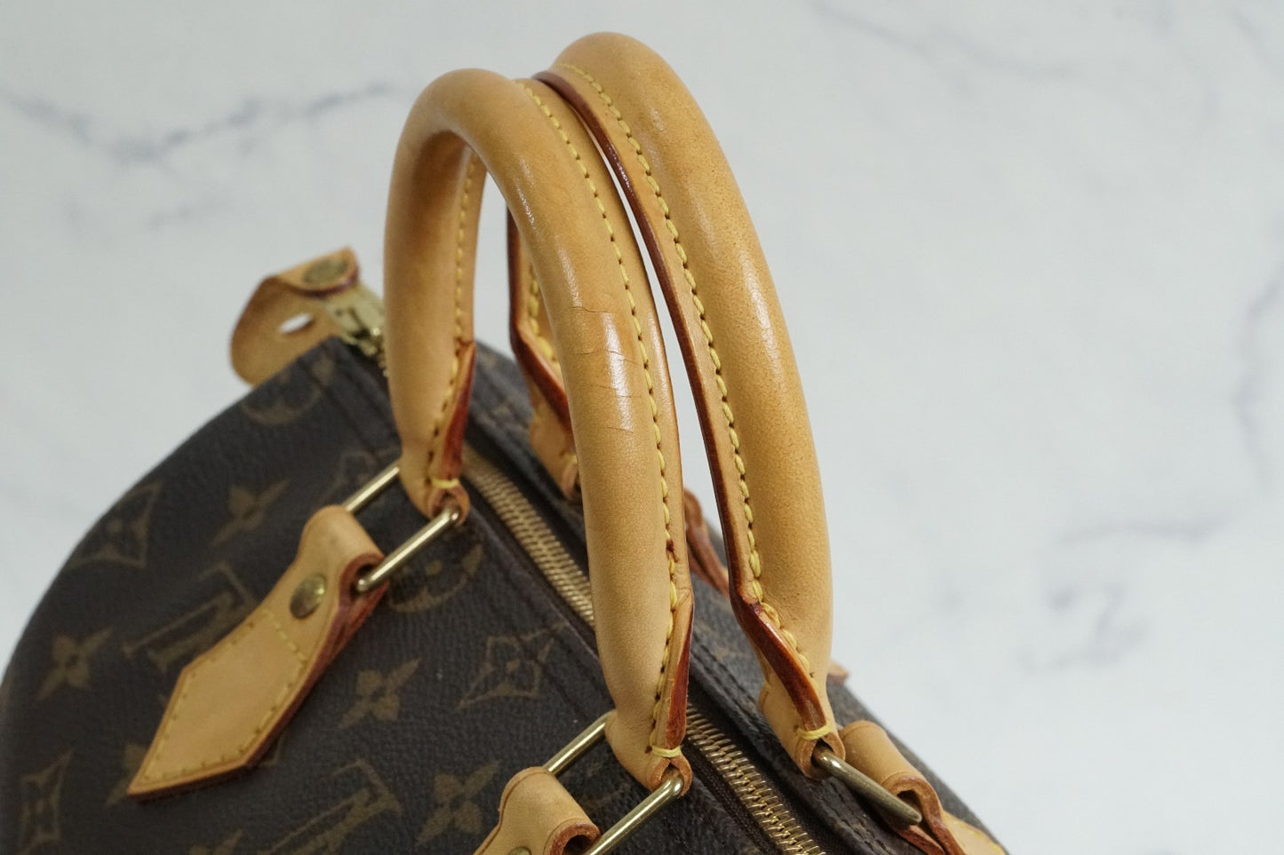 [AB] LOUIS VUITTON Monogram Speedy 25 Handbag Brown M41109 Vintage Authentic