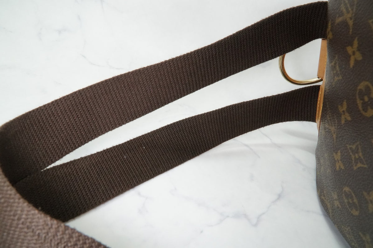[Good] Louis Vuitton Monogram Montsouris GM Backpack Rucksack M51135 Vintage