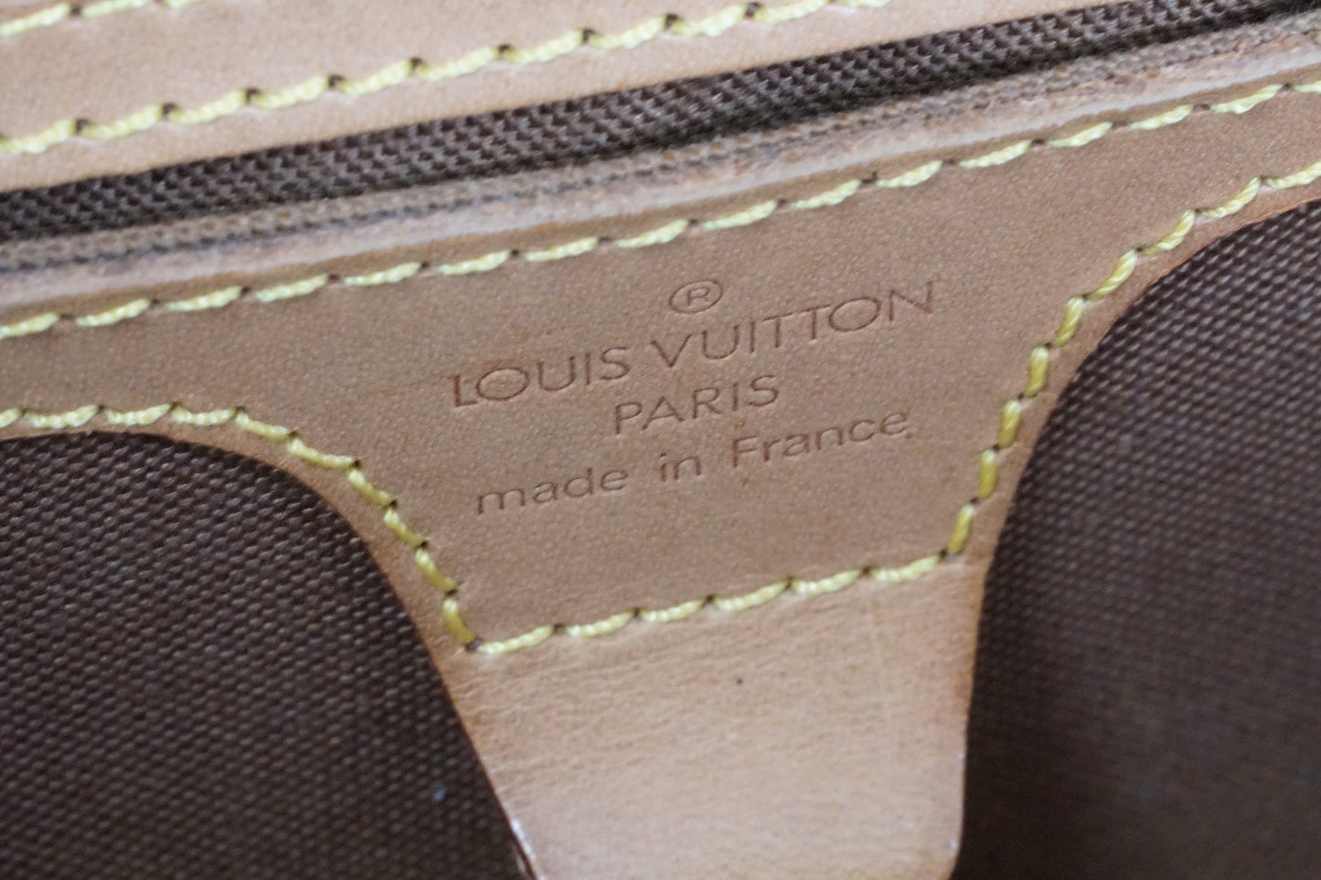 [Rank AB] Louis Vuitton Monogram Ellipse MM Handbag M51126 Brown Canvas w/ Box