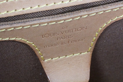 [Rank AB] Louis Vuitton Monogram Ellipse MM Handbag M51126 Brown Canvas w/ Box