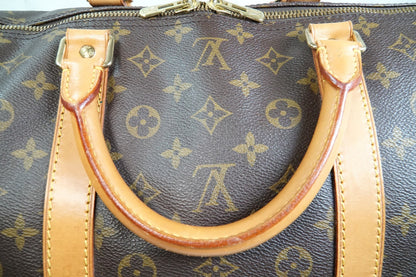 [Rank AB] Louis Vuitton Monogram Keepall 60 Travel Boston Bag M41422 Authentic