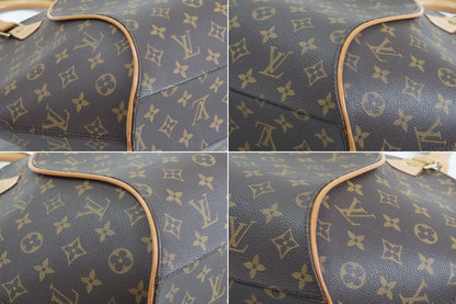 [Rank AB] Louis Vuitton Monogram Ellipse MM Handbag M51126 Brown Canvas w/ Box