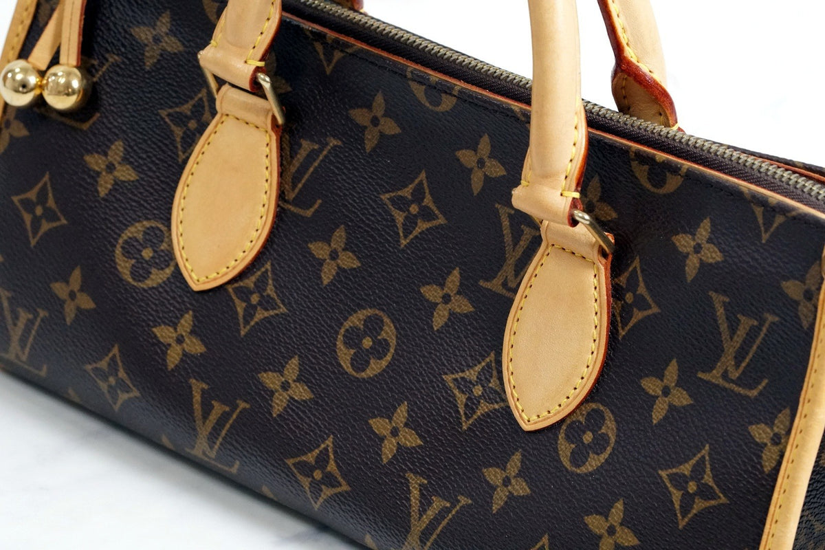 [Very Good] LOUIS VUITTON Monogram Popincourt Hand Bag M40009 Vintage Authentic
