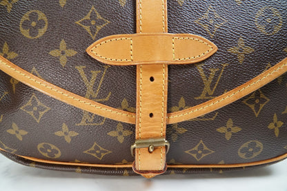 [Good] Louis Vuitton Monogram Saumur 30 Shoulder Bag M42256 Crossbody Vintage