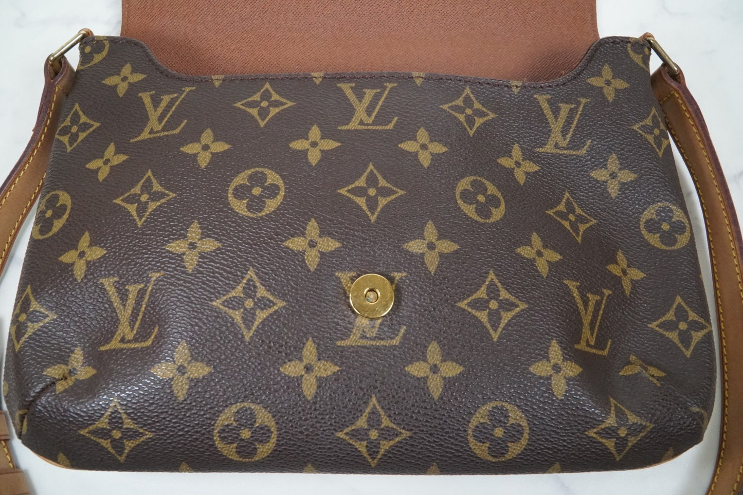 [AB Good] Louis Vuitton Monogram Musette Tango Short Shoulder Bag M51257 Auth