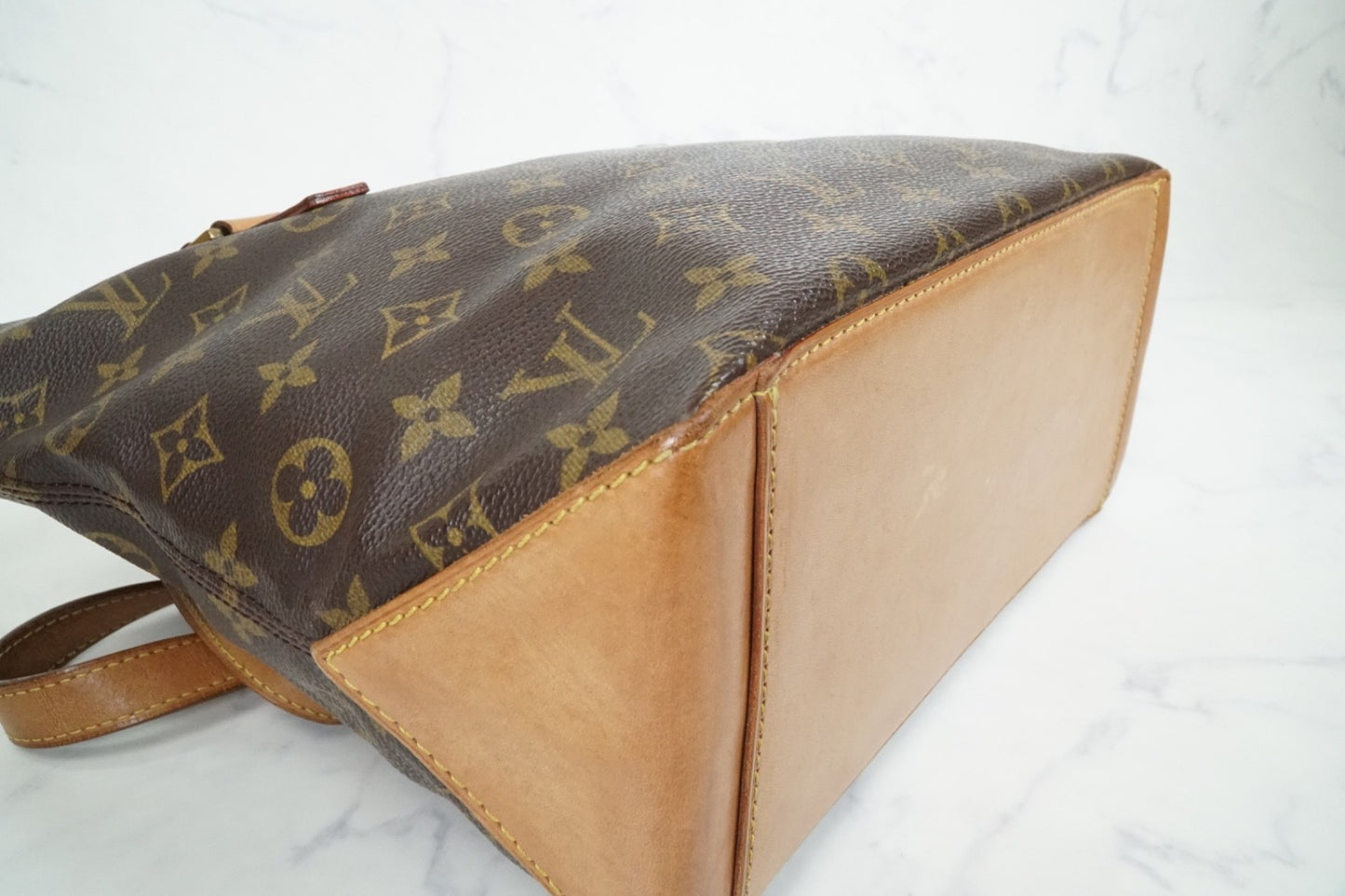[Good Vintage] Louis Vuitton Monogram Cabas Piano Tote Shoulder Bag M51148 Purse