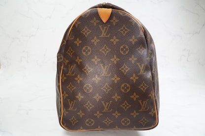 [AB Rank] Louis Vuitton Keepall 50 Monogram Canvas Travel Duffle Bag Vintage