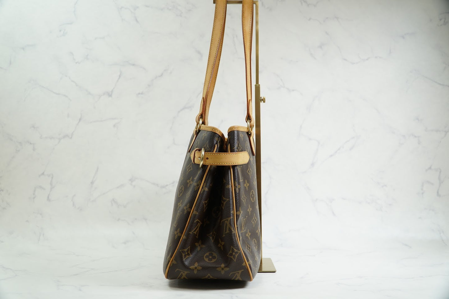 [Rank AB] Louis Vuitton Monogram Batignolles Horizontal M51154 Tote Bag Auth
