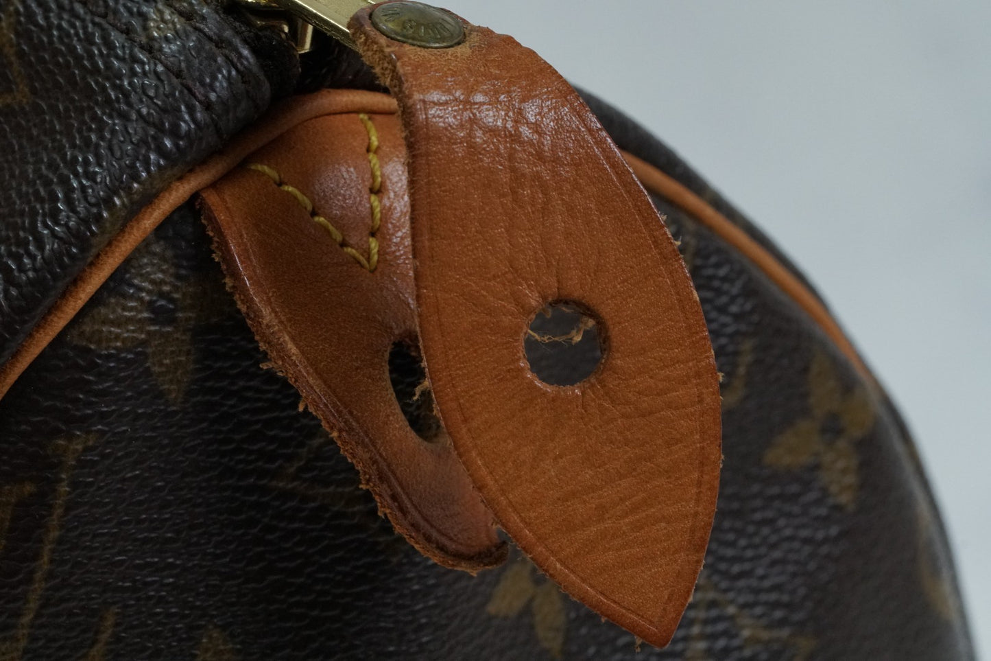 [Rank AB] Louis Vuitton Monogram Speedy 30 Handbag Boston Bag M41108 Authentic