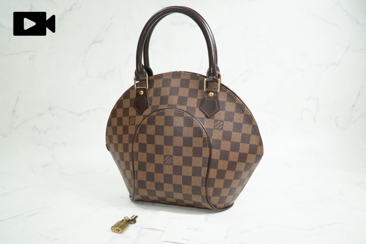[Rare/Excellent] Louis Vuitton Damier Ellipse PM Special Order Handbag Canvas