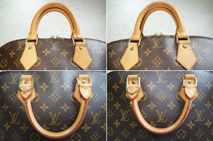[Rank AB] Louis Vuitton Alma M51130 Monogram Canvas Handbag with Shoulder Strap