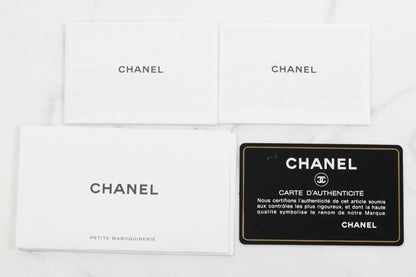 [EXCELLENT] CHANEL Caviar Skin Zipped Chain Wallet Coral Red Crossbody Bag Gold