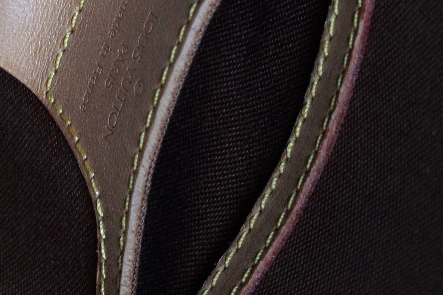 [Very Good] Louis Vuitton Monogram Ellipse PM Handbag Brown Canvas M51127 Auth