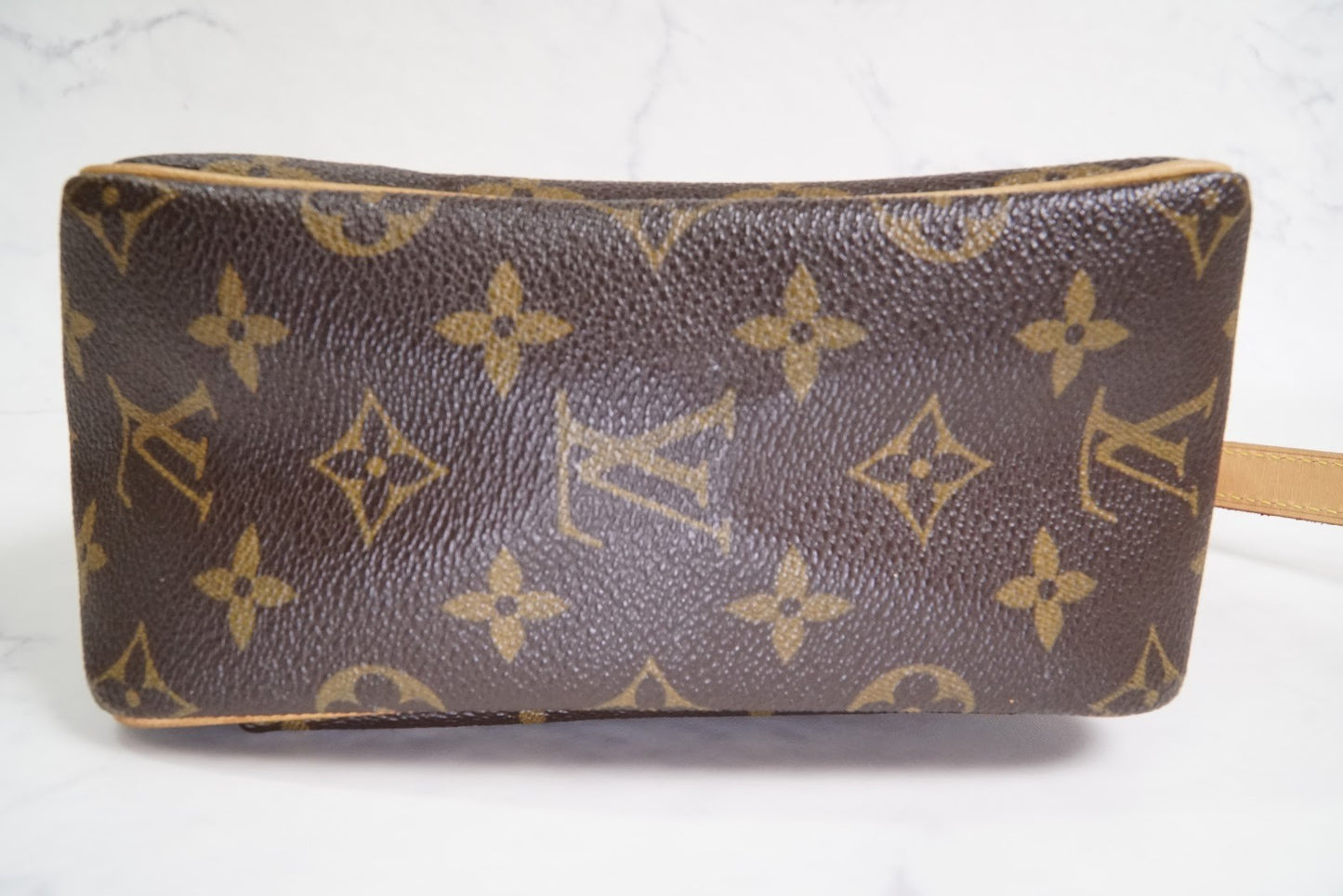 [Rank AB] LOUIS VUITTON Monogram Viva Cite PM Shoulder Bag M51165 Brown Leather