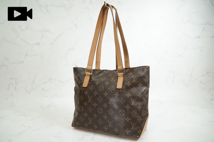 [Good Vintage] Louis Vuitton Monogram Cabas Piano Tote Shoulder Bag M51148 Purse