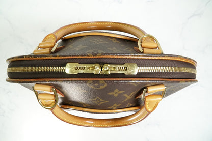 [Very Good] Louis Vuitton Monogram Ellipse PM Handbag Brown Canvas M51127 Auth