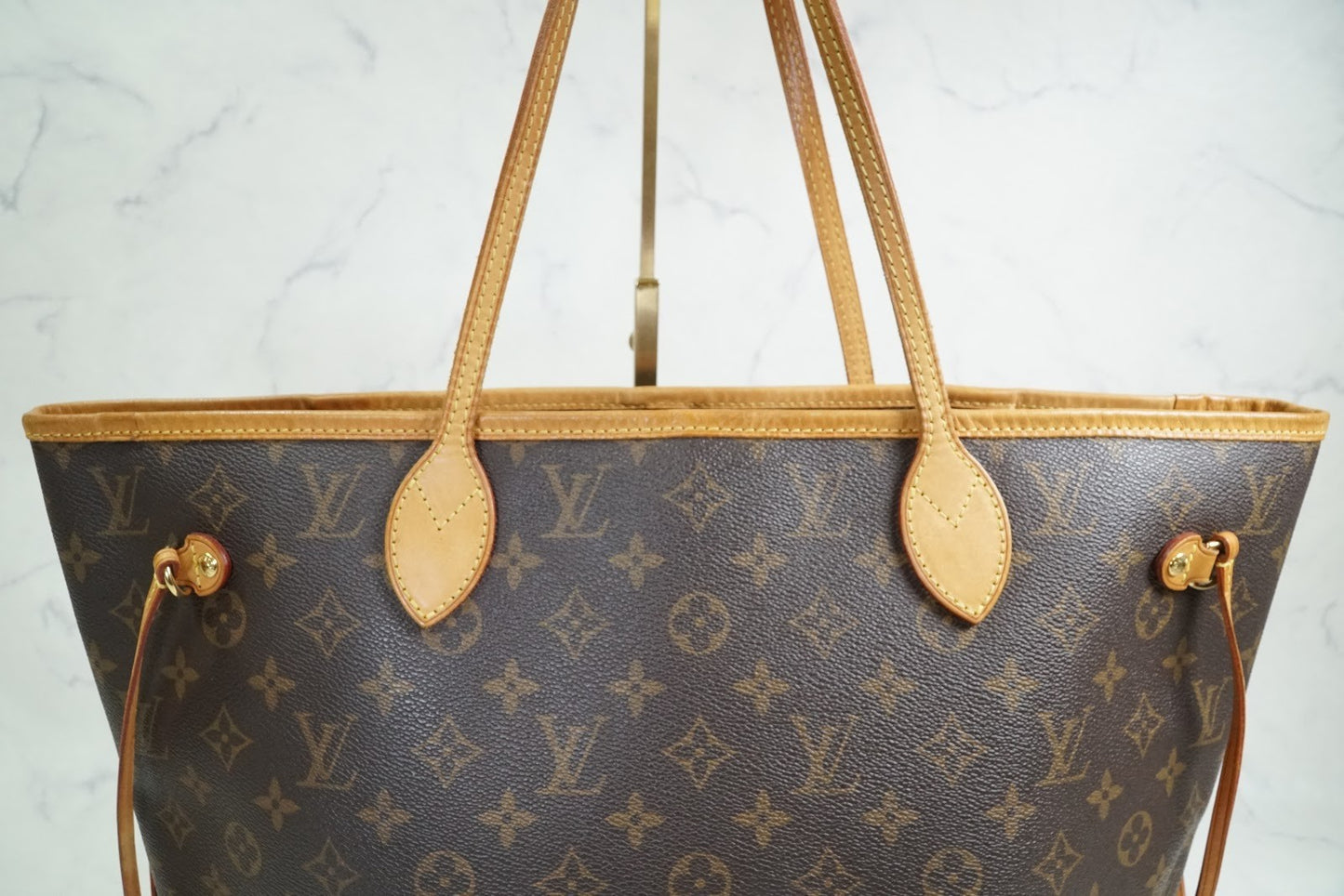 [Rank AB] LOUIS VUITTON Monogram Neverfull MM M40156 Brown Tote Shoulder Bag