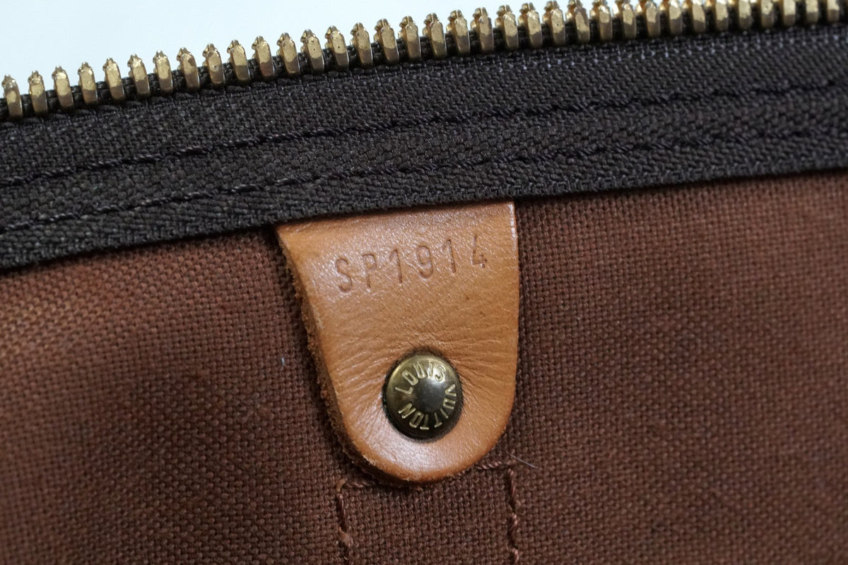 [Rank AB] Louis Vuitton Monogram Keepall 60 Travel Boston Bag M41422 Authentic