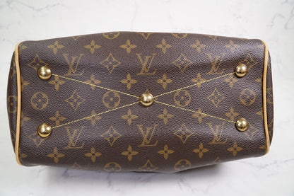 [EXCELLENT] LOUIS VUITTON Monogram Tivoli PM Tote Handbag Leather Brown M40143