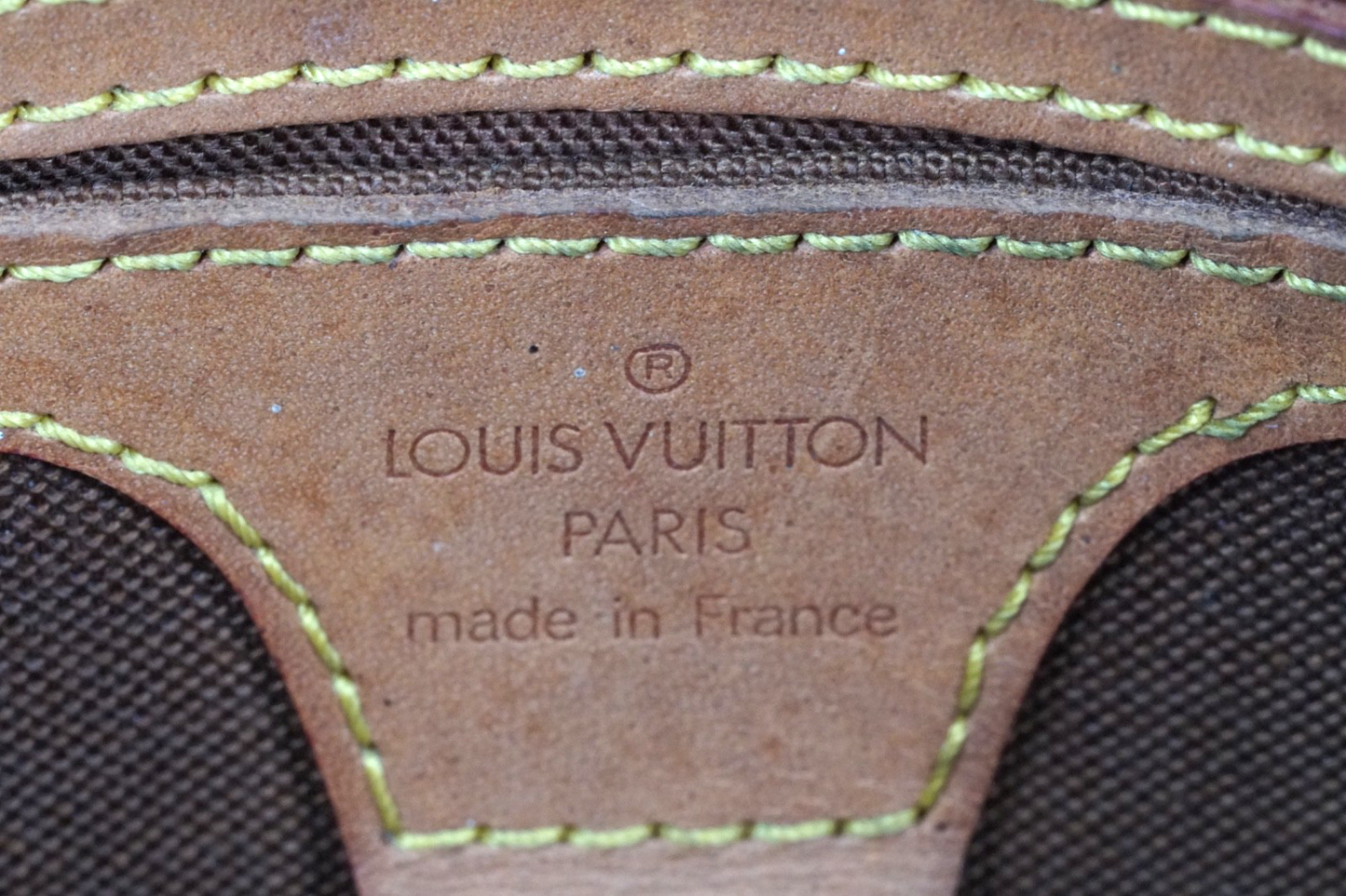 [Rank AB] Louis Vuitton Monogram Ellipse PM Handbag Brown M51127 Vintage Auth