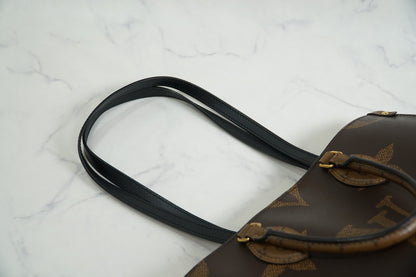 [Good] Louis Vuitton OnTheGo MM Monogram Giant Reverse Tote Bag M45321 Brown GLD