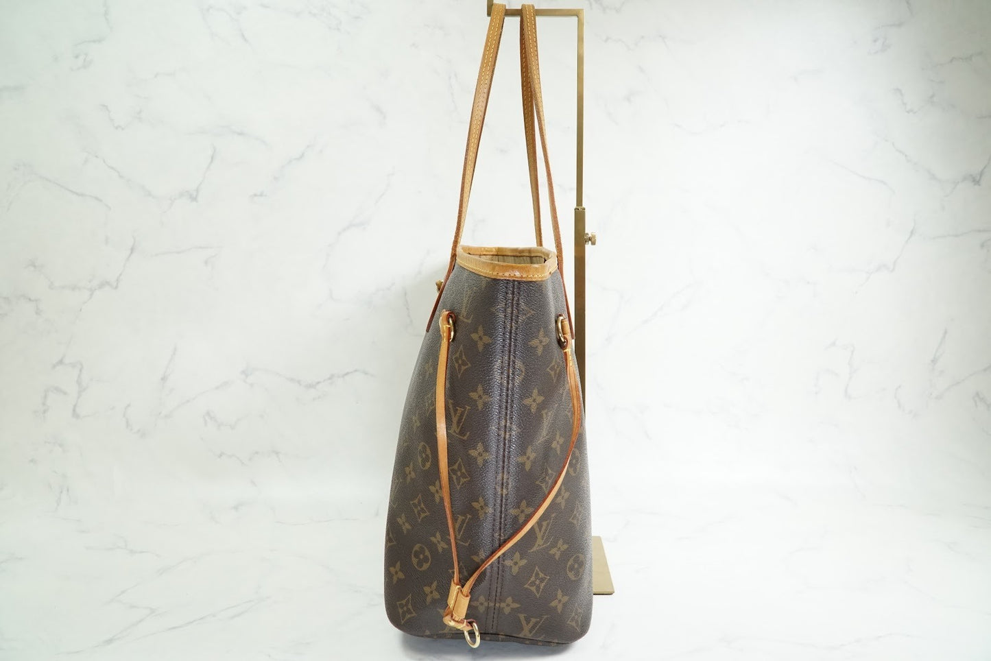 [Rank AB] LOUIS VUITTON Monogram Neverfull MM M40156 Brown Tote Shoulder Bag