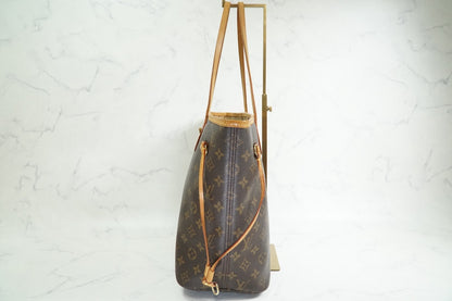 [Rank AB] LOUIS VUITTON Monogram Neverfull MM M40156 Brown Tote Shoulder Bag