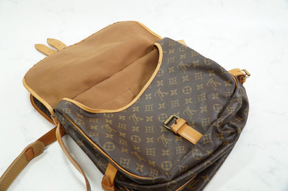 [Good] Louis Vuitton Monogram Saumur 35 Shoulder Bag M42254 Vintage Authentic