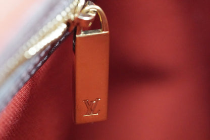 [Very Good] Louis Vuitton Damier Ebene Mini Looping Special Order N51158 Bag