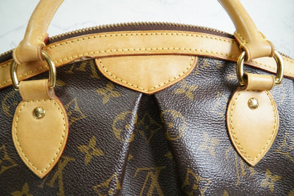 [AB Good] Louis Vuitton Monogram Tivoli PM Handbag Brown Canvas M40143 Authentic