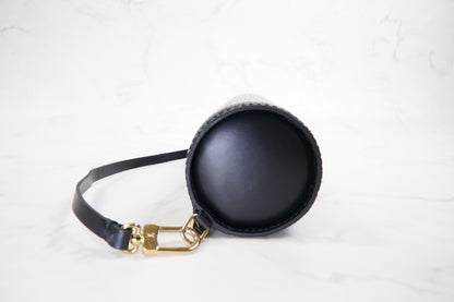 [Rank AB] LOUIS VUITTON Epi Soufflot Shoulder Bag Noir M52222 w/Pouch Dust Bag