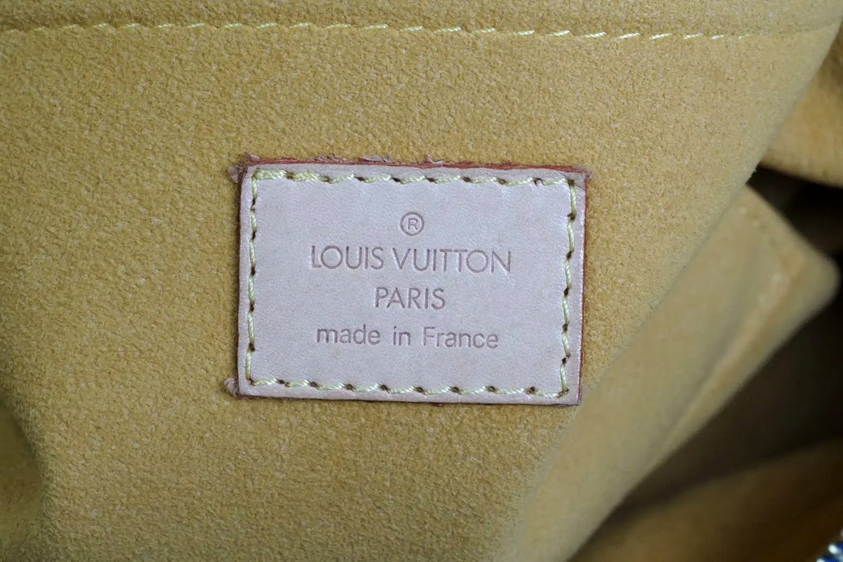 [Rank AB w/ Box ] Louis Vuitton Monogram Denim Neo Speedy Blue Handbag M95019