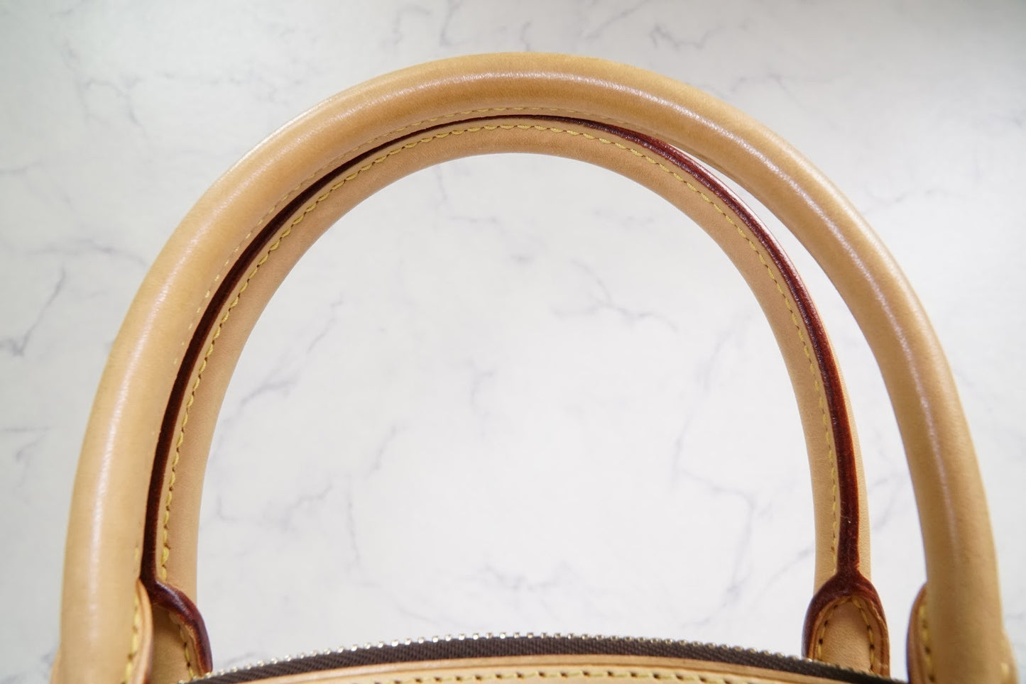 [EXCELLENT] LOUIS VUITTON Monogram Tivoli PM Tote Handbag Leather Brown M40143