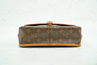 Louis Vuitton Monogram Sologne Crossbody Shoulder Bag M42250 Vintage M42250 Auth