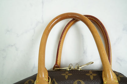 [Rank AB] Louis Vuitton Deauville M47270 Monogram Canvas Handbag Vintage Auth
