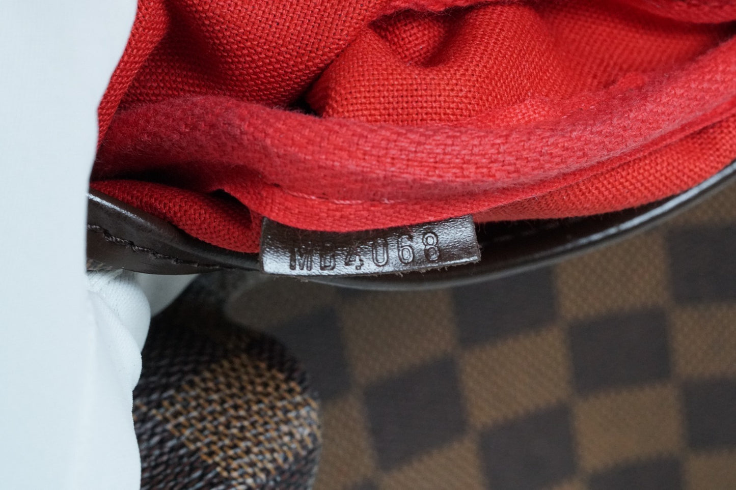 [EXC+ / AB] Louis Vuitton Damier Ebene Saumur 30 Special Order Shoulder Bag Rare