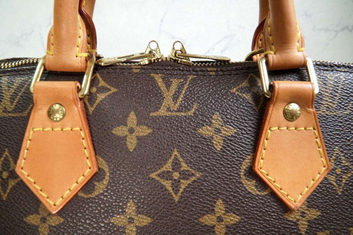 [AB Rank] LOUIS VUITTON Monogram Alma PM Handbag Tote Canvas Brown M51130 Auth
