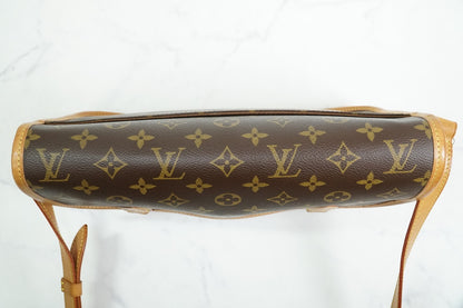 [EXCELLENT] LOUIS VUITTON Monogram Gibeciere MM Shoulder Crossbody Bag M42247