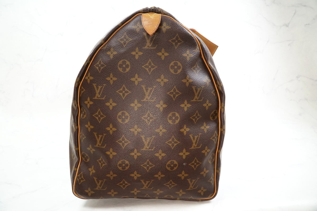 [Rank AB] Louis Vuitton Monogram Keepall 60 Travel Boston Bag M41422 Authentic