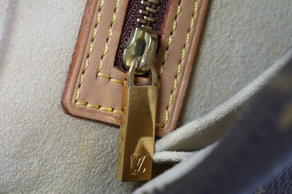 [Good] Louis Vuitton Monogram Looping MM Shoulder Bag M51146 Brown Authentic