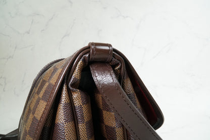 [EXC+ / AB] Louis Vuitton Damier Ebene Saumur 30 Special Order Shoulder Bag Rare
