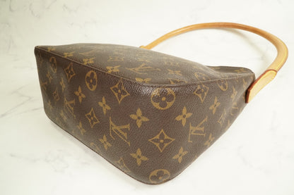 [Excellent] Louis Vuitton Monogram Looping MM Shoulder Bag M51146 Canvas Vintage