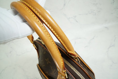 [Very Good] Louis Vuitton Monogram Ellipse PM Handbag Brown Canvas M51127 Auth